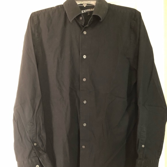 Express Other - {x2 HP🎉} Men’s * Express Black Long sleeve Button Down